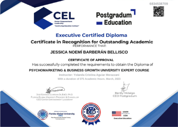 Diploma Florida Global University, Postgradum y Udima