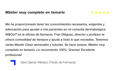 Testimonio Dermocosmética y Suplementación