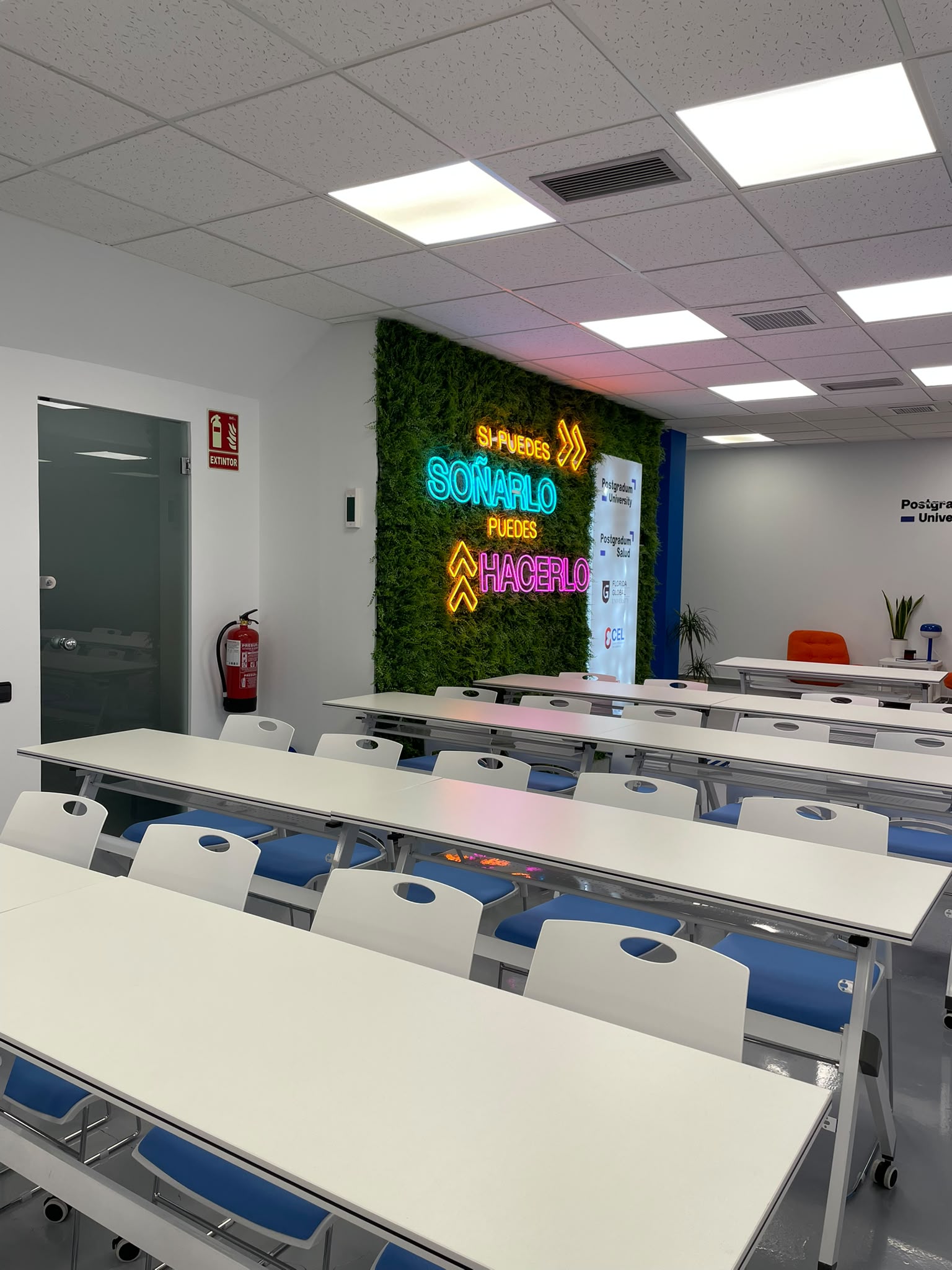 Interior del HUB Madrid de Postgradum University